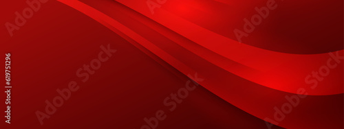 Modern Abstract geometric red color elegant background. vector illustration