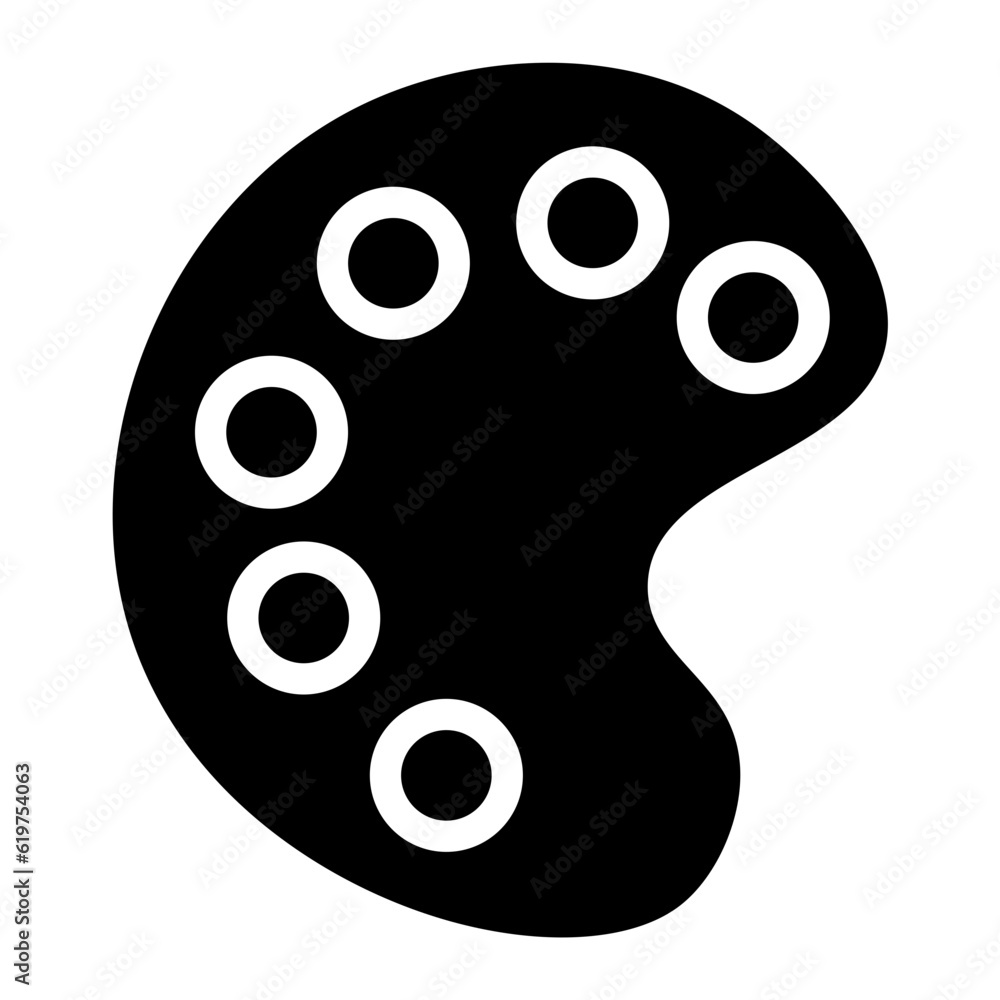Fototapeta premium paint glyph