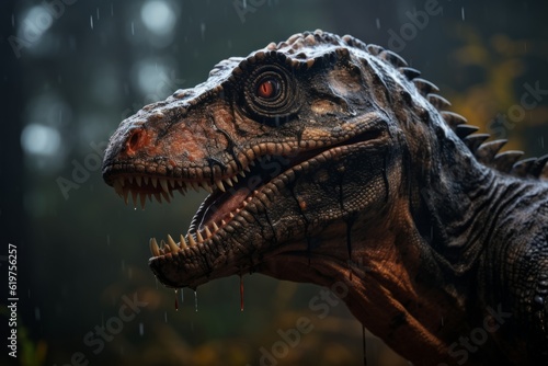 Close-Up of Futalognkosaurus, Natural light, Generative AI