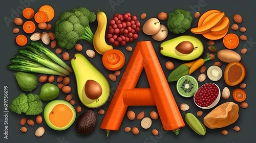 Foods are rich in vitamin A. Generative AI