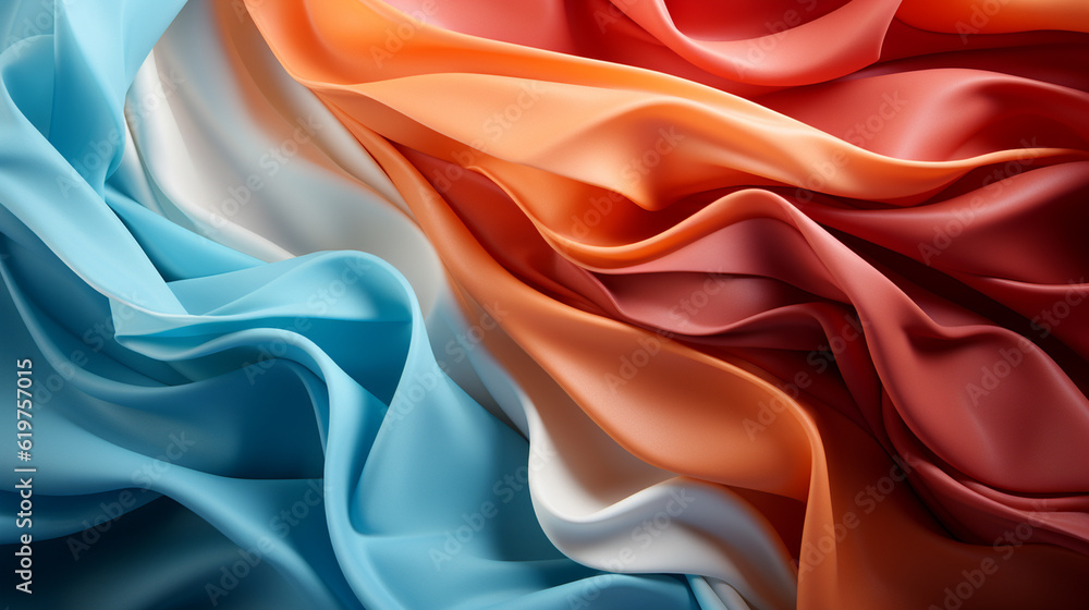 Fototapeta premium Colorful origami paper as abstract wallpaper background. Generative Ai