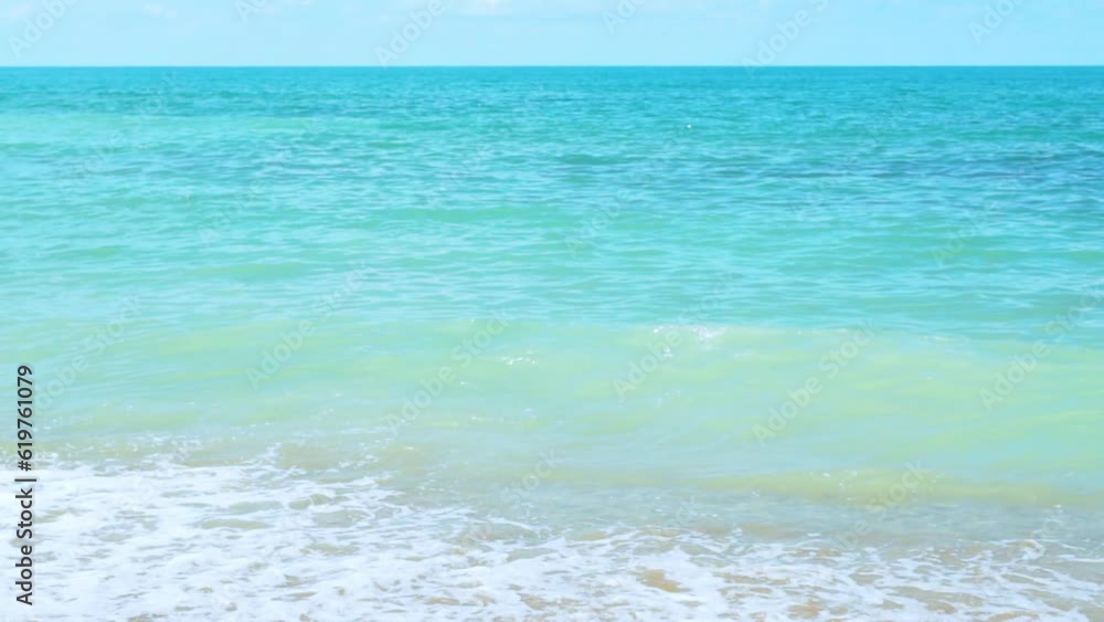 Blue Sea White Sand, Sandy Beach, Waves Azure Water, Tropics, Paradise, Journey. Turquoise Ocean Waves Fall on White Sand. Coastline, Vacation, Relax, Beauty. Beautiful Background. Blue Sea White Sand, Sandy Beach, Waves Azure Water, Tropics, Paradise, Journey. Turquoise Ocean Waves Fall on White Sand. Coastline, Vacation, Relax, Beauty. Beautiful Background.