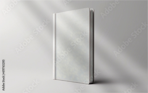 Realistic Book template render isolated