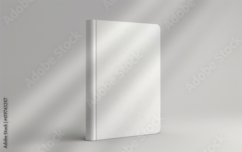 Realistic Book template render isolated