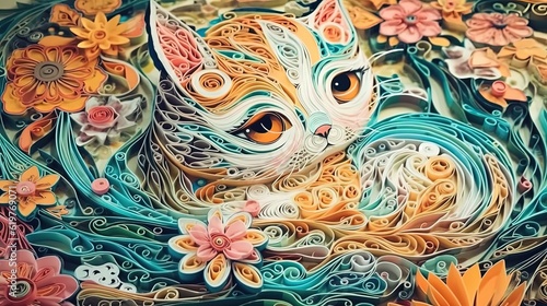 Paper abstract cat. Generative AI © Soulmate