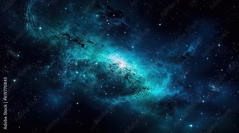 Blue Universe. Generative AI Blue Universe. Generative AI