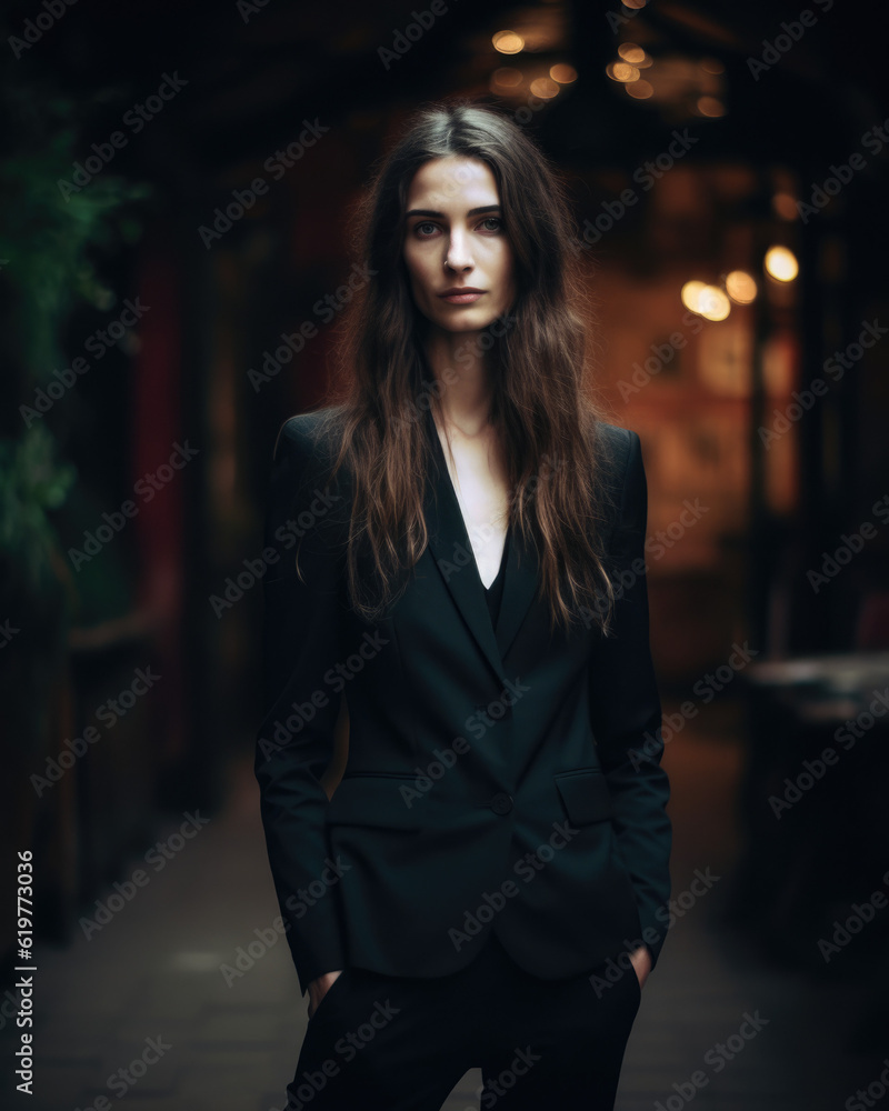 Timeless Elegance: Full Shot of Model in Suit - Sophisticated Style and Classic Charm in a Captivating Pose - Generative AI
Timeless Elegance: Full Shot of Model in Suit - Sophisticated Style and Classic Charm in a Captivating Pose - Generative AI