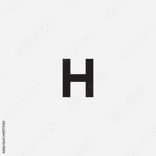 Font letter logo design with background. © Mehedi H.