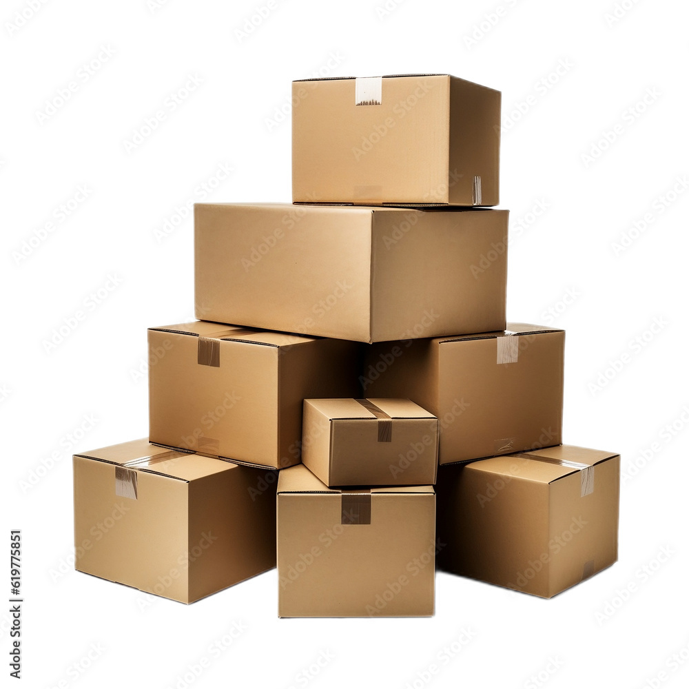  Industrial cardboard boxes