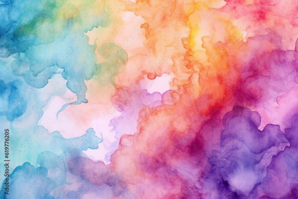 Colorful background in the style of water paints