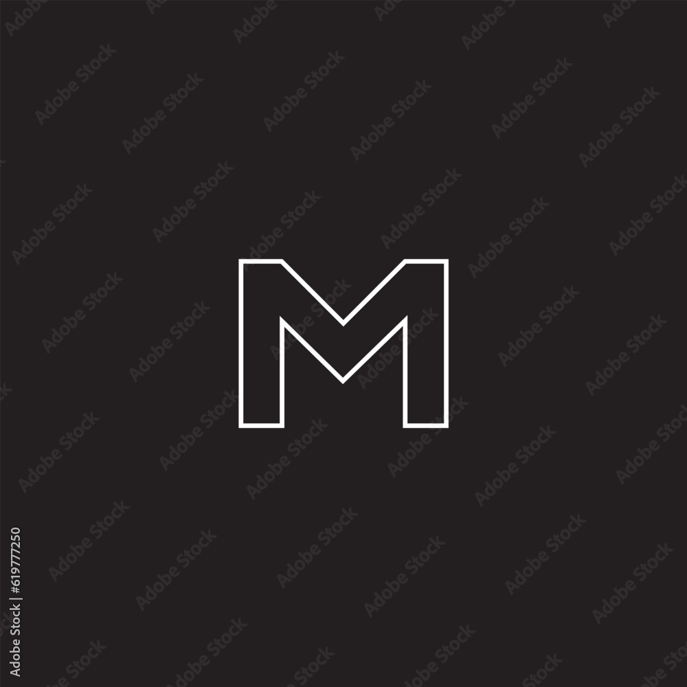 Font letter logo design with background. Font letter logo design with background.