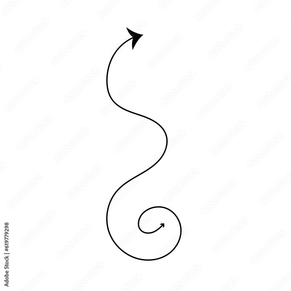 Obraz premium Abstract Line Arrow