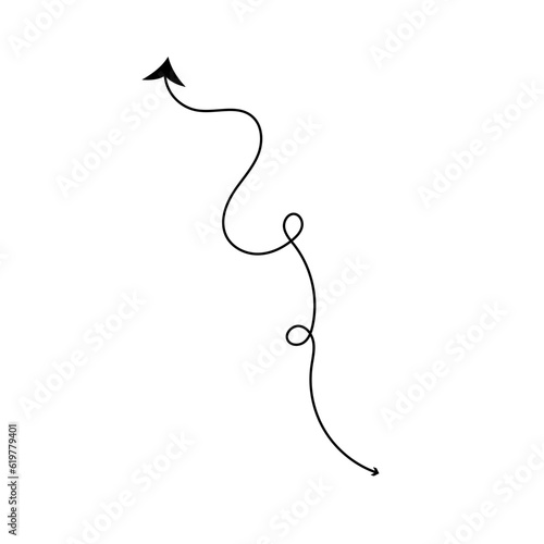 Abstract Line Arrow