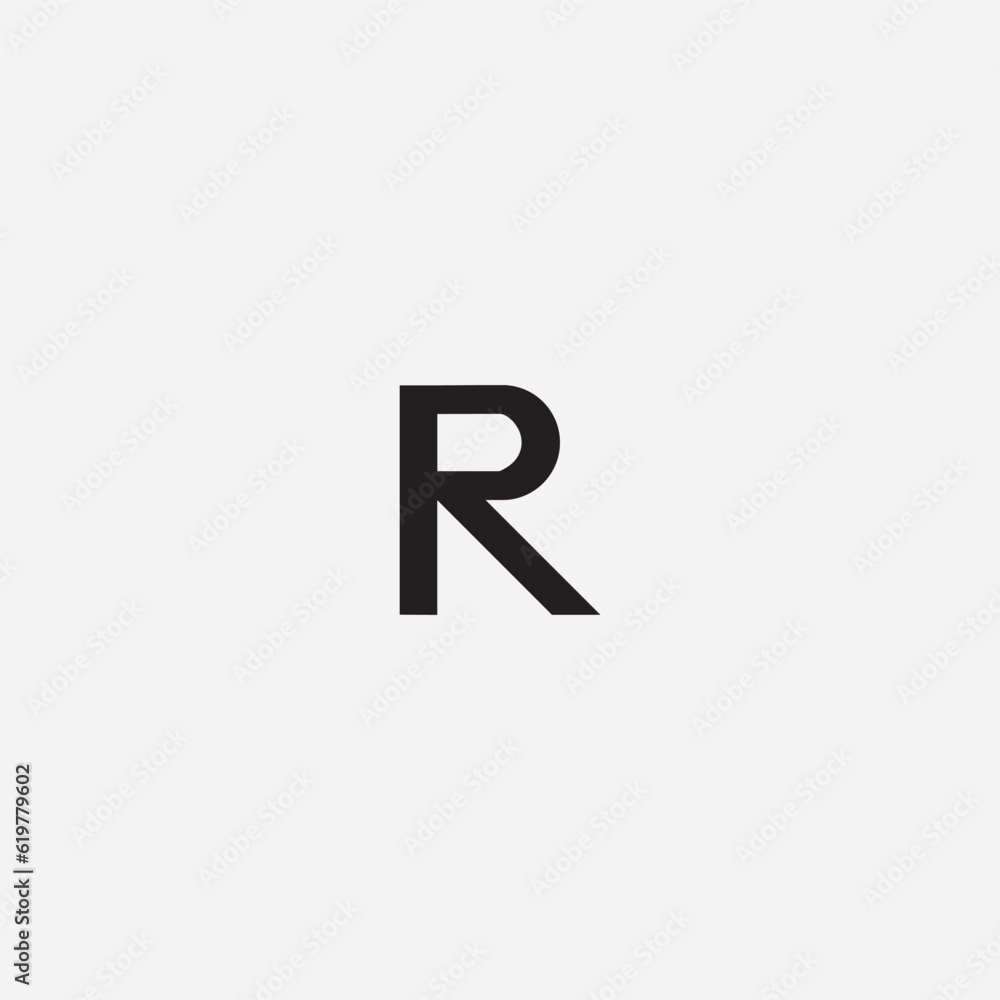 Letter logo design in 4 variation 