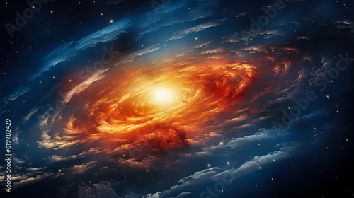 Beyond the Milky Way: A Captivating View of a Spiral Galaxy in the Universe