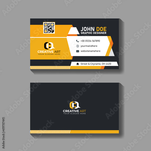 Business Card. Corporate Business Card.