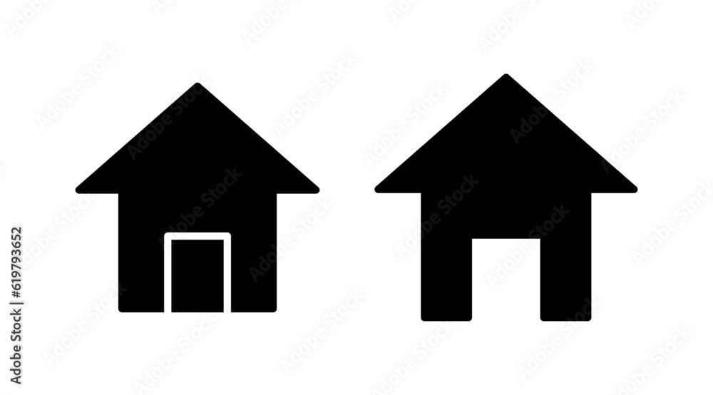 Home icon vector. House vector icon Home icon vector. House vector icon