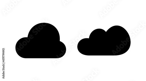 Cloud icon vector. cloud data. cloud services
