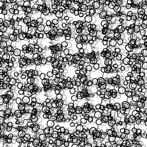 A dense collection of molecular structures, or proteins, or atoms.