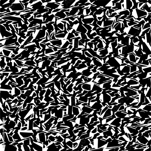   Minimal ornamental background with abstract shapes. Black and white texture. Simple abstract ornament background. 
