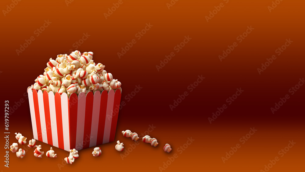 box of popcorn, generative ai