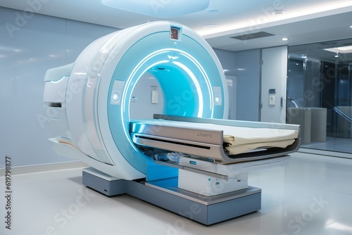 MRI Scanner or Magnetic Resonance Imaging Machine. Generative AI