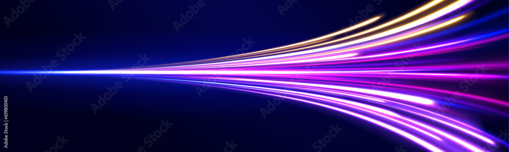 Acceleration speed motion on night road. Magic moving fast speed police lines. Laser beams luminous abstract sparkling isolated on a transparent background. Acceleration speed motion on night road. Magic moving fast speed police lines. Laser beams luminous abstract sparkling isolated on a transparent background.