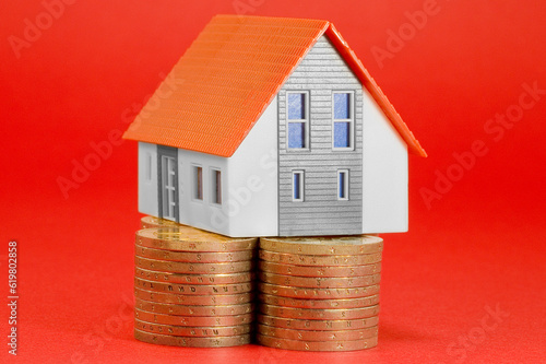 Property Tax on buildings - Property Real Estate concept with a photo