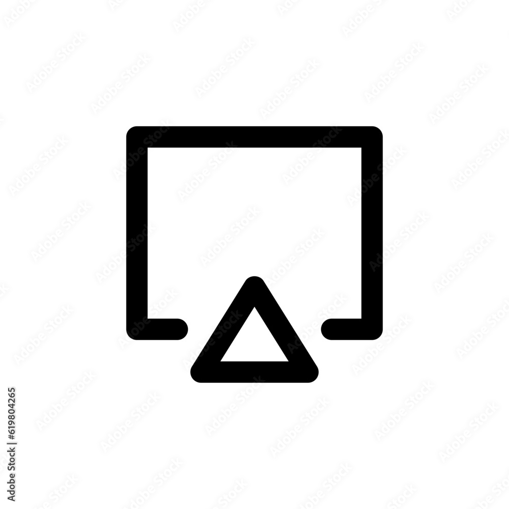 screen line icon