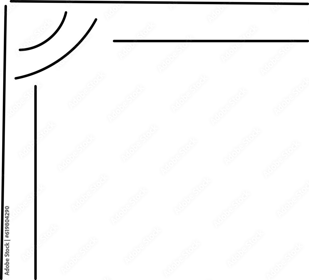 line border corner line border corner
