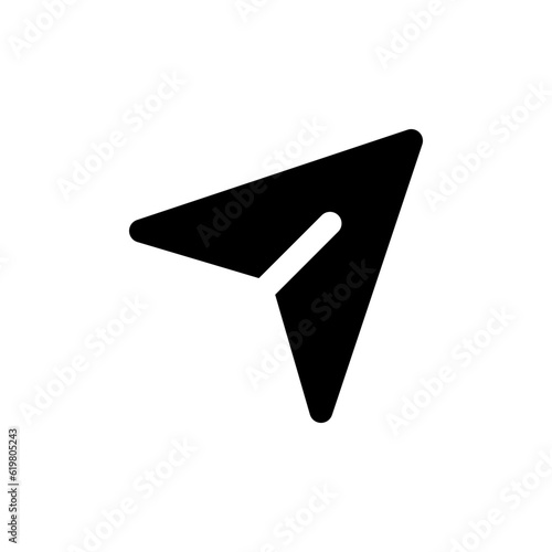 send glyph icon