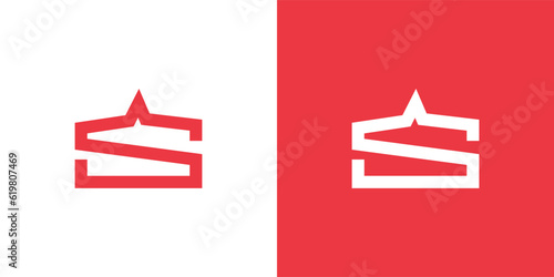 Simple Letter s Logo design vector template