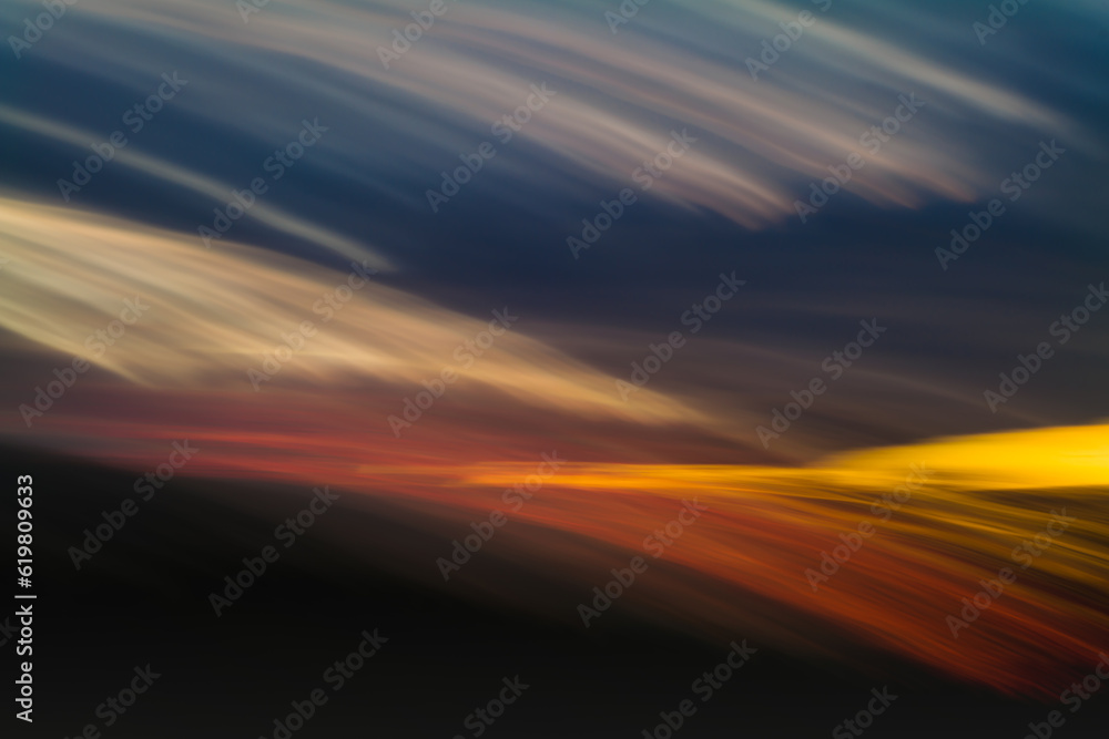Abstract blurred sky