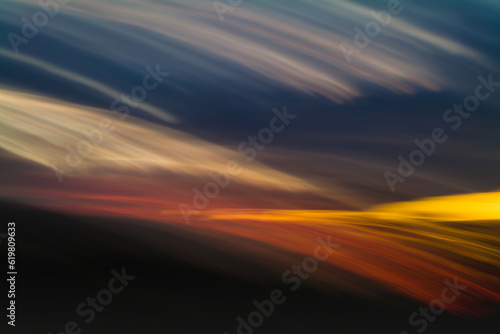 Abstract blurred sky
