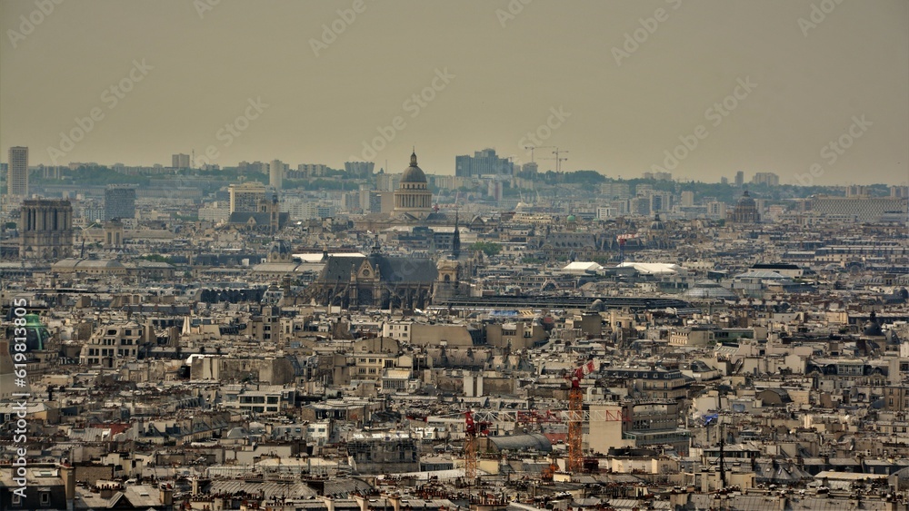 Panorama Paryża III - obrazy, fototapety, plakaty 