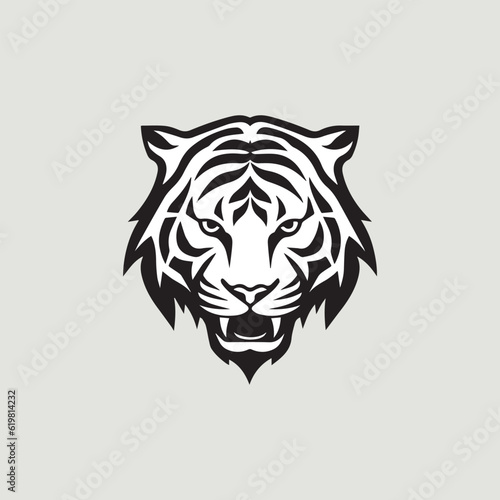 Fototapeta Naklejka Na Ścianę i Meble -  Roaring Tiger logo design