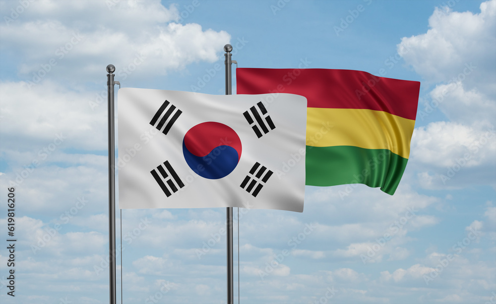 Naklejka premium Bolivia flag