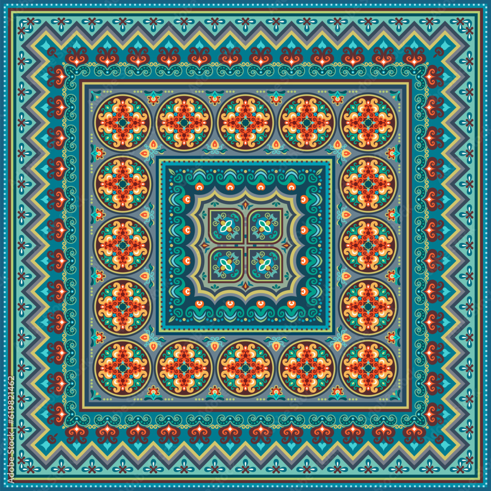 Vector abstract decorative ethnic ornamental illustration Vector abstract decorative ethnic ornamental illustration
