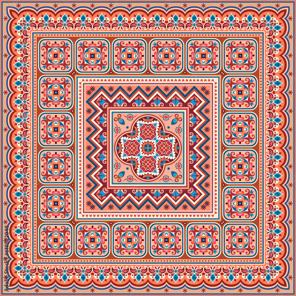Vector abstract decorative ethnic ornamental illustration Vector abstract decorative ethnic ornamental illustration