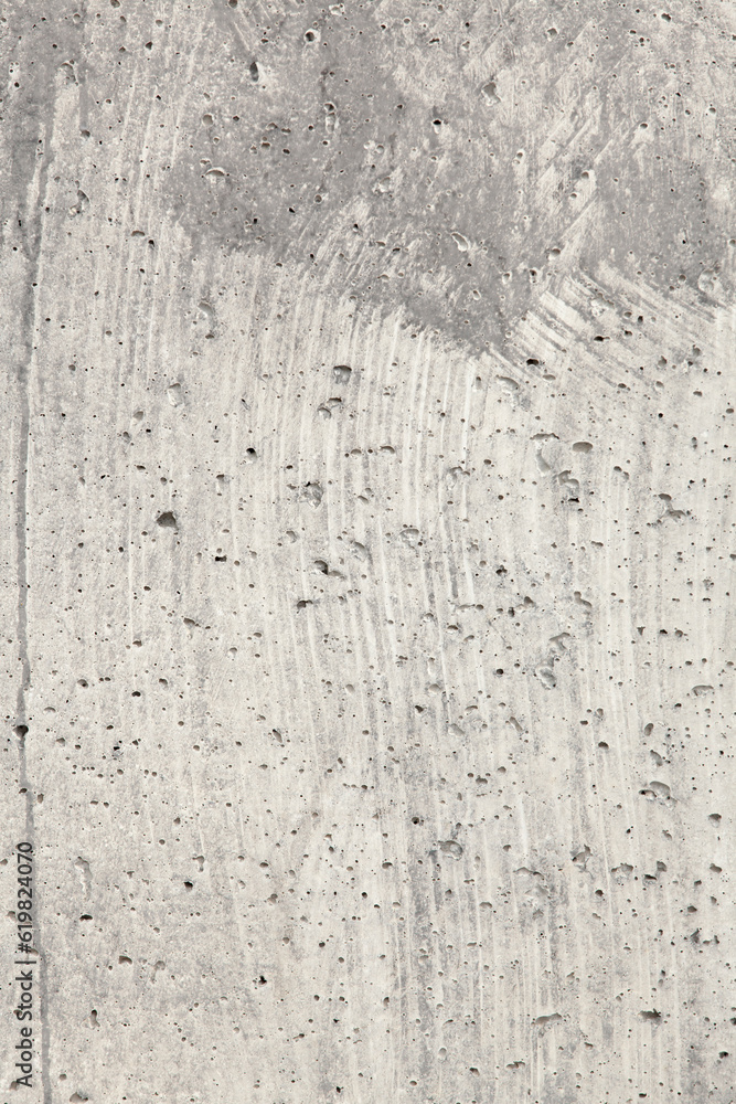 Grey concrete texture with bubbles. Concrete surface background.