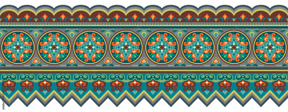 Abstract ethnic pattern, ornamental background Abstract ethnic pattern, ornamental background