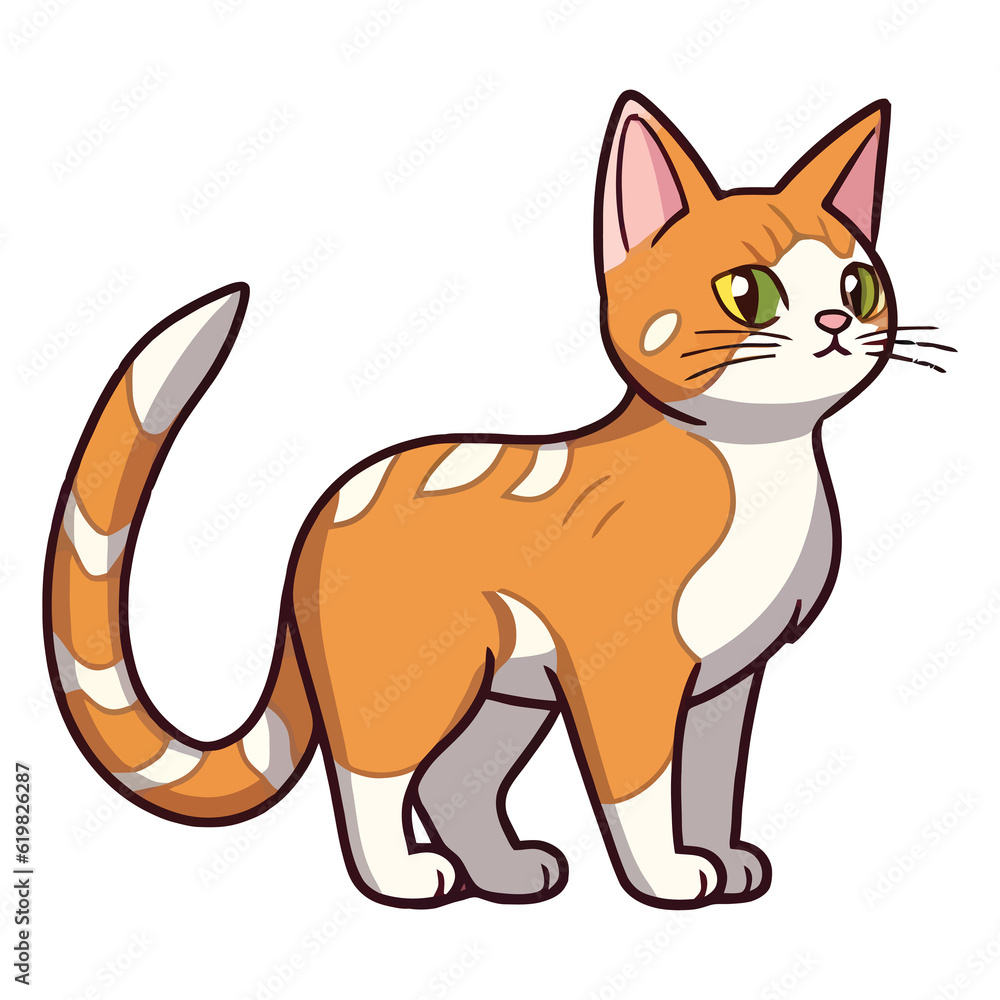 Fototapeta premium Pawsitively Adorable: Meet the Cute Abyssinian Cat