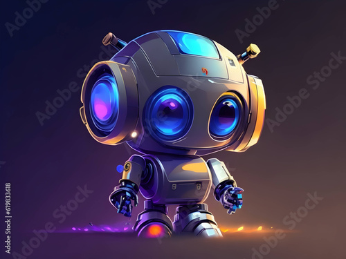 Explore adorable illustrations of cute robots on Adobe Stock. Bring charm to your designs with delightful visuals showcasing lovable mechanical companions.