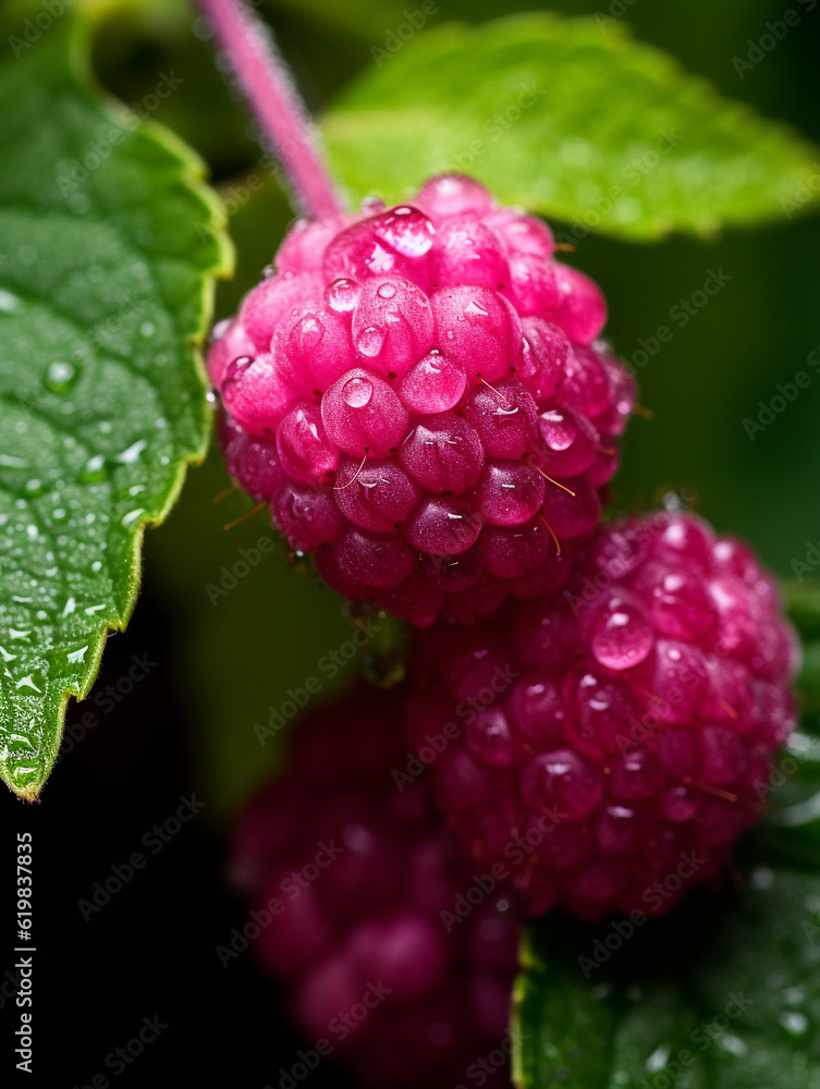 Fresh raspberry fruit photo Fresh raspberry fruit photo