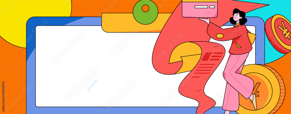 Internet finance and wealth management investment vector concept operation interactive illustration
Internet finance and wealth management investment vector concept operation interactive illustration