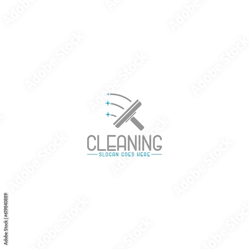 Free Download Cleaning logo template logo isolated on white background - GFXLoad