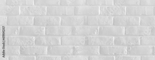 White brick wall texture for pattern background. blank spaces, backdrops, banners, abstracts.