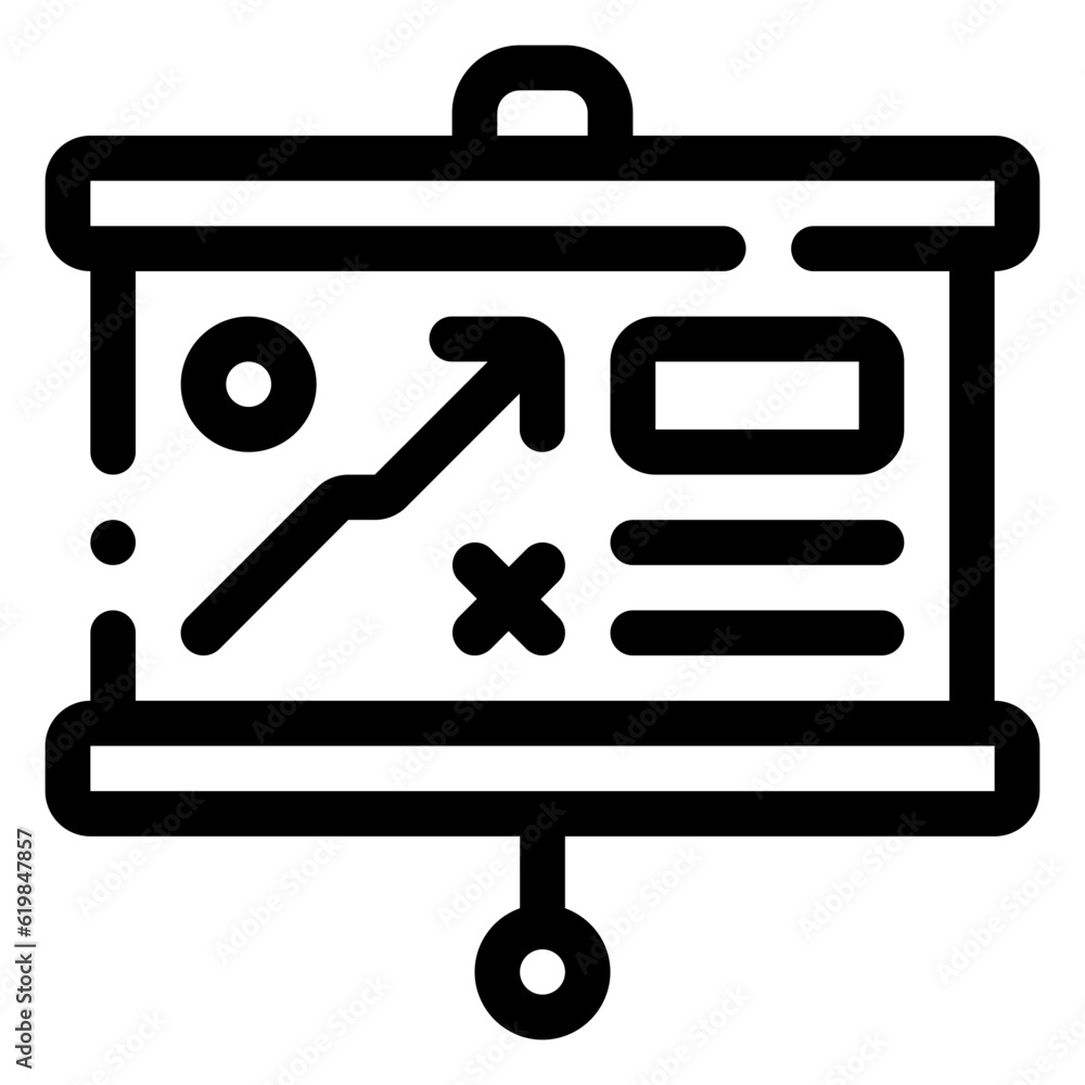 Strategy Icon. Digital marketing concept. Outline icon Strategy Icon. Digital marketing concept. Outline icon