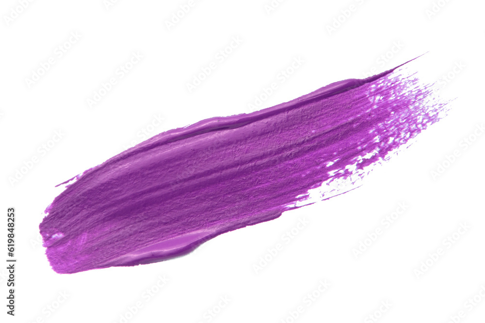 Purple brush stroke over white background Purple brush stroke over white background