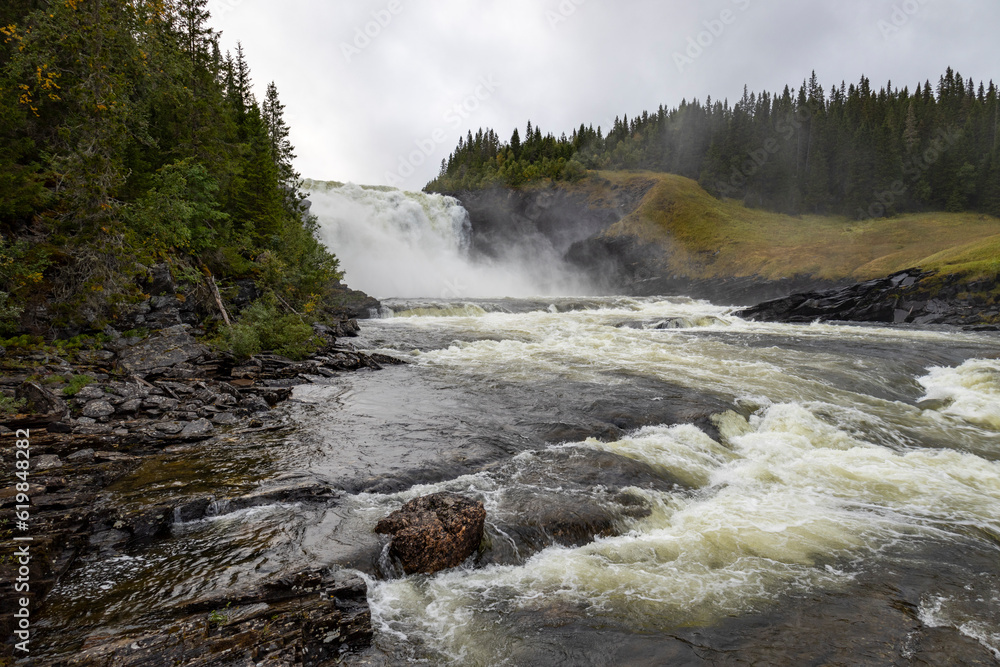 Tännforsen Wasserfall - Schweden 8 Tännforsen Wasserfall - Schweden 8
